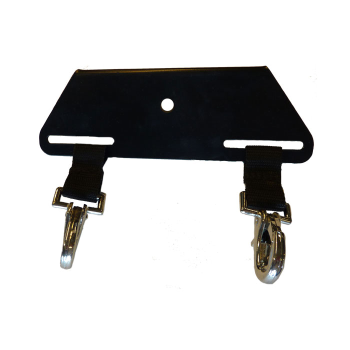 Case bracket with snap hooks
