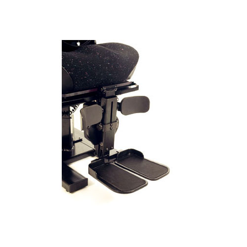 Power leg support w. built-in longitudinal compensation - SYNCRONOUS movement