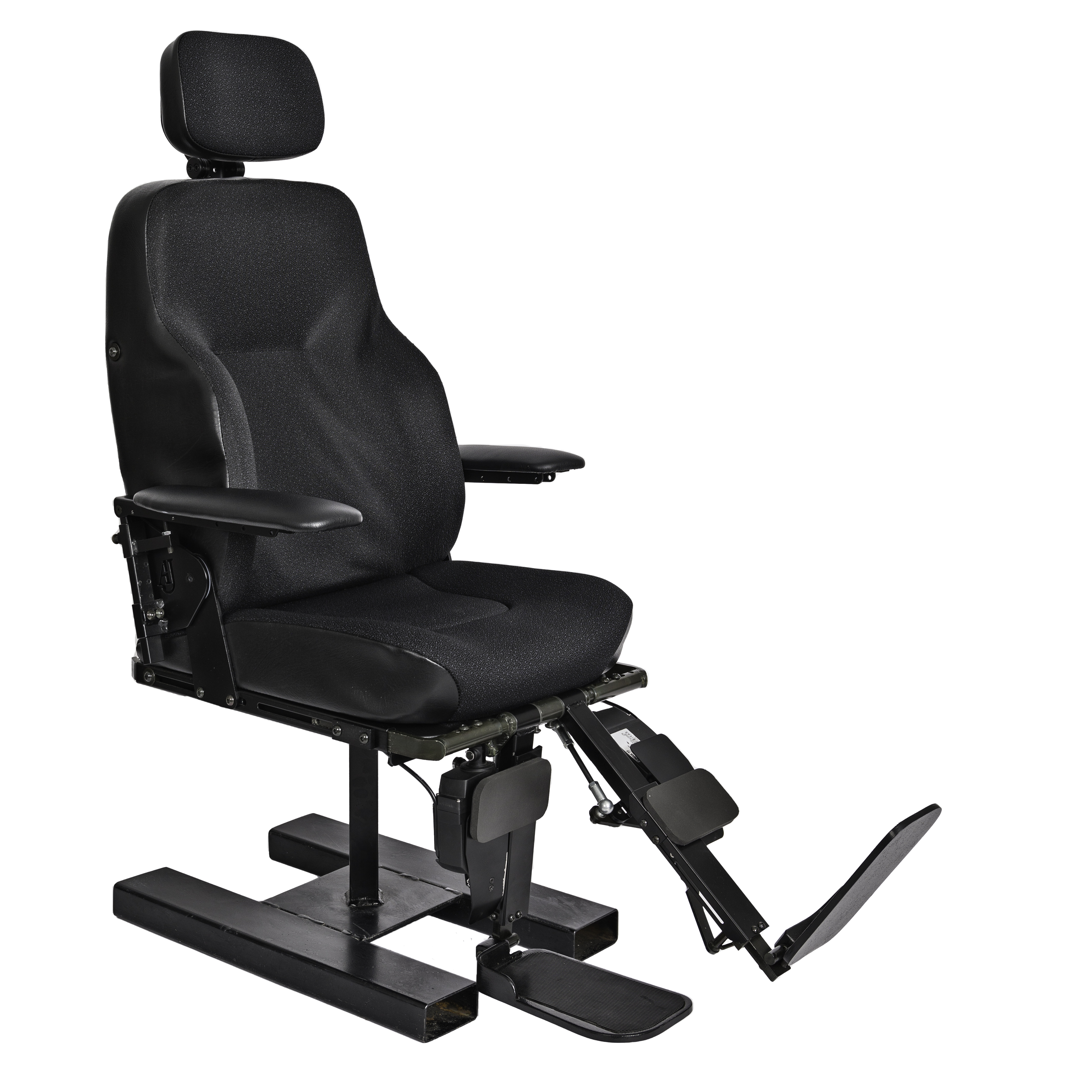 Power leg support w. built-in longitudinal compensation - ASYNCRONOUS movement