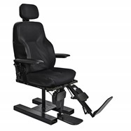 Power leg support w. built-in longitudinal compensation - ASYNCRONOUS movement